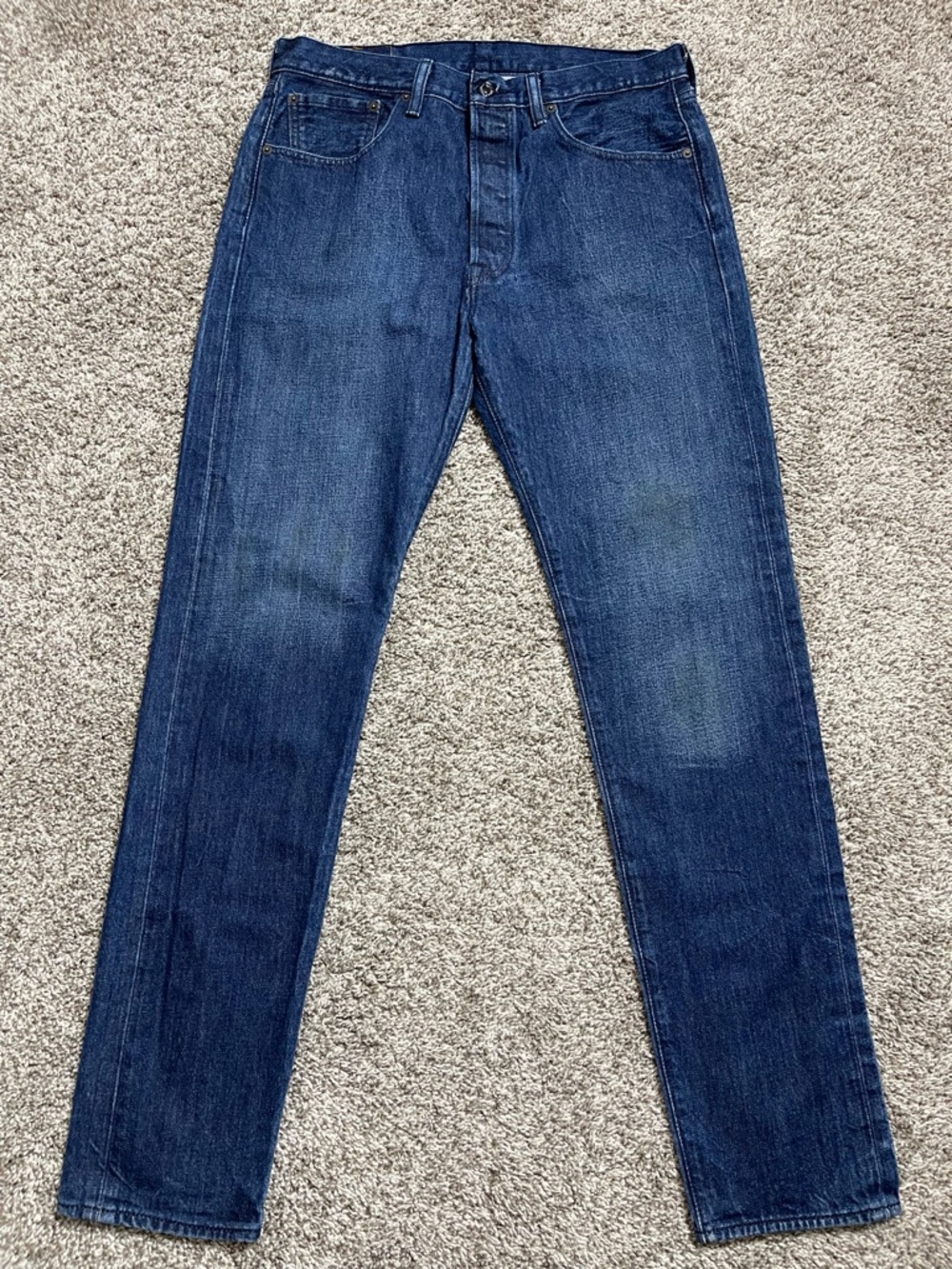Levi's 501 CT 18173-0065 Light Wash Tapered Denim 32x34 Vintage Style